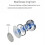 Digital Display Single Ear Hanging Ear  Headset Open  5.3 Wireless Headset Earphone Black 5