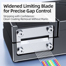 U10 Fiber Thermal Stripper Pliers LED Display Heated Optical Wire Stripping Slitter Ribbon Fiber Hot Stripper EU PLUG