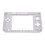 Middle Frame Replacement Housing Cover Case Bottom Console Cover for  3Ds Xl/Ll Game Console Case White 6