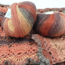 (copper) Household Roll Soft Wool Crochet Baby Yarn Baby Knit Wool Yarn Knitting Rainbow Yarn Knitting Yarn