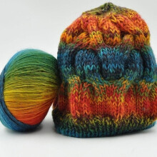 (multicolor) Household Roll Soft Wool Crochet Baby Yarn Baby Knit Wool Yarn Knitting Rainbow Yarn Knitting Yarn