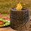 Tabletop Fire Pit Bowl Concrete Tabletop Fire Pit Bowl Table Top Ethanol Fireplace Portable Desktop 4