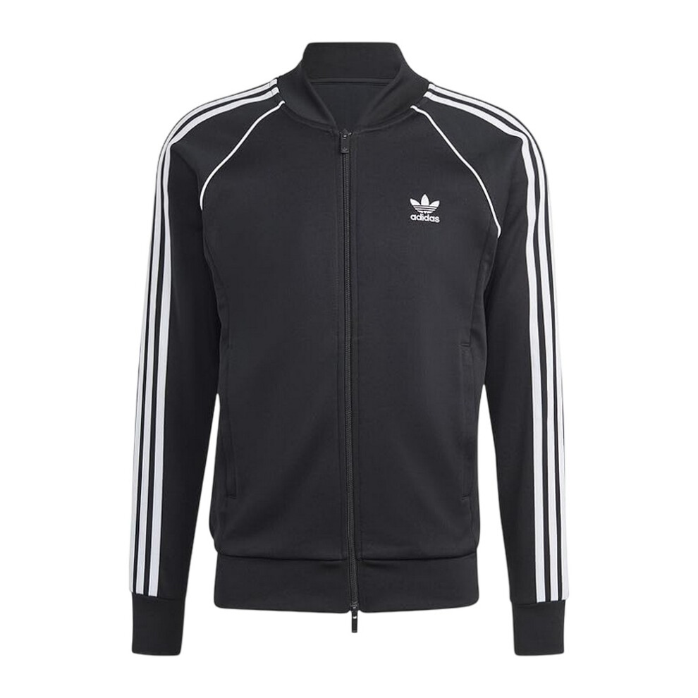 Adidas Mens Originals Performance Tracksuit Top Black