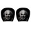 Unique Pattern Car Headrest Covers Set Of Two Breathable-Type B 1