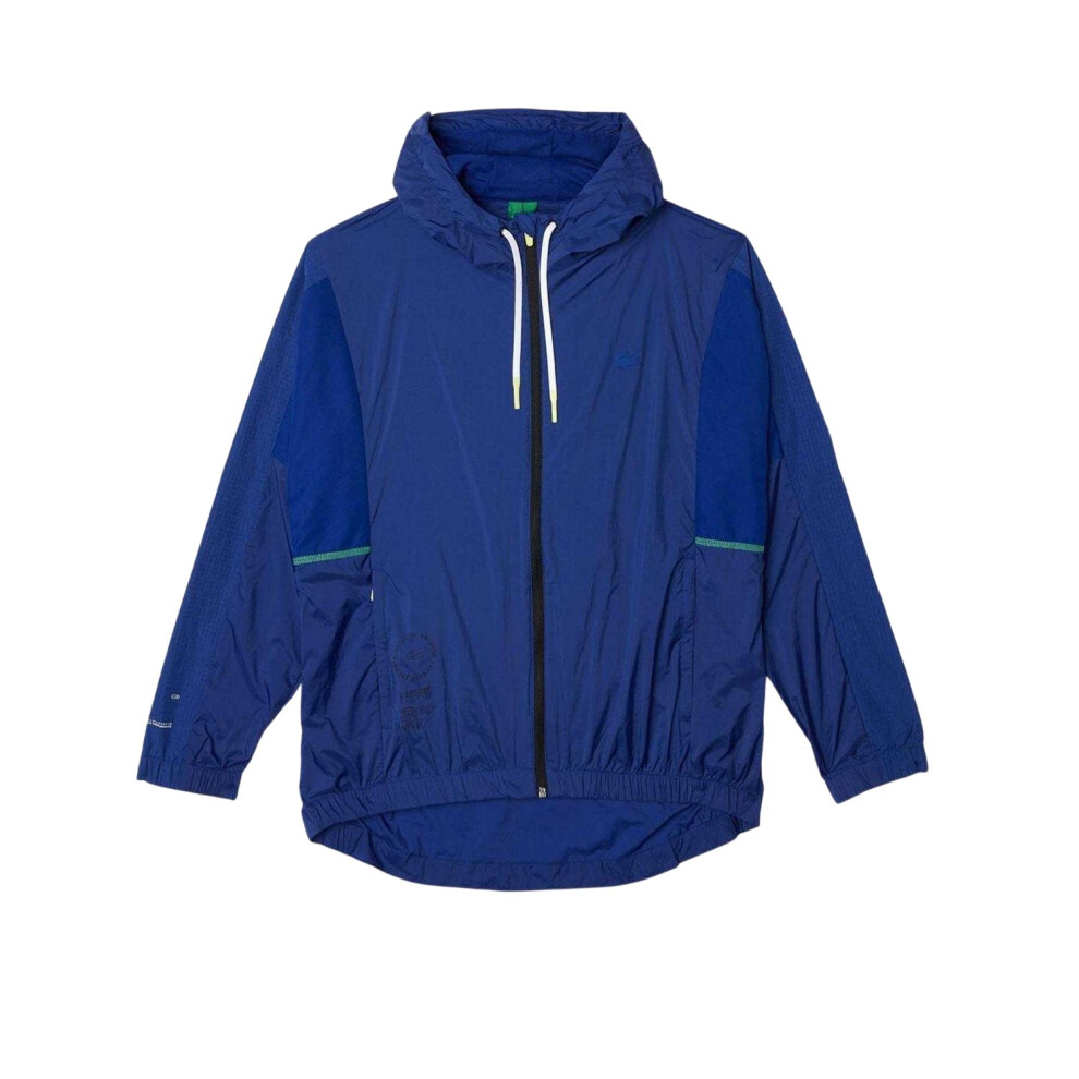 Lacoste (M, Blue) Mens Block Lightweight Windbreaker