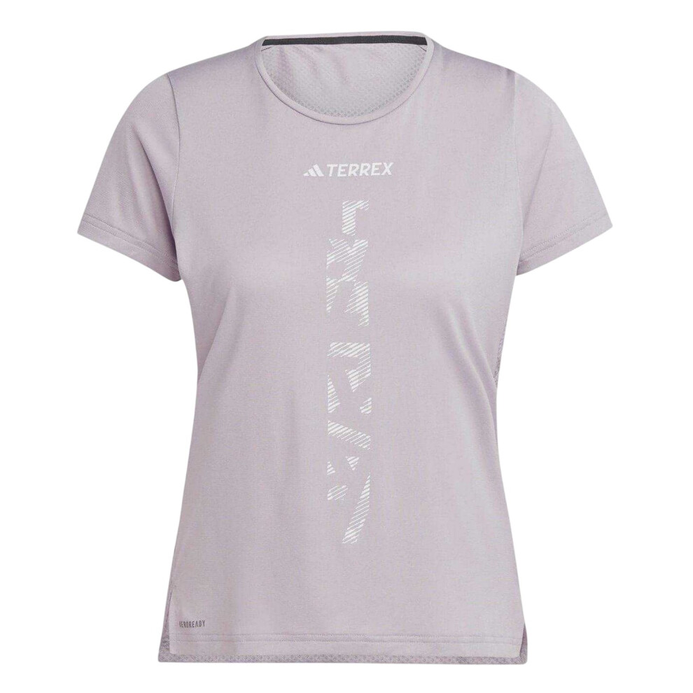 Adidas (14 Uk, Preloved Fig) Womens/Ladies Terrex Agravic Trail Regular T-Shirt Multicoloured
