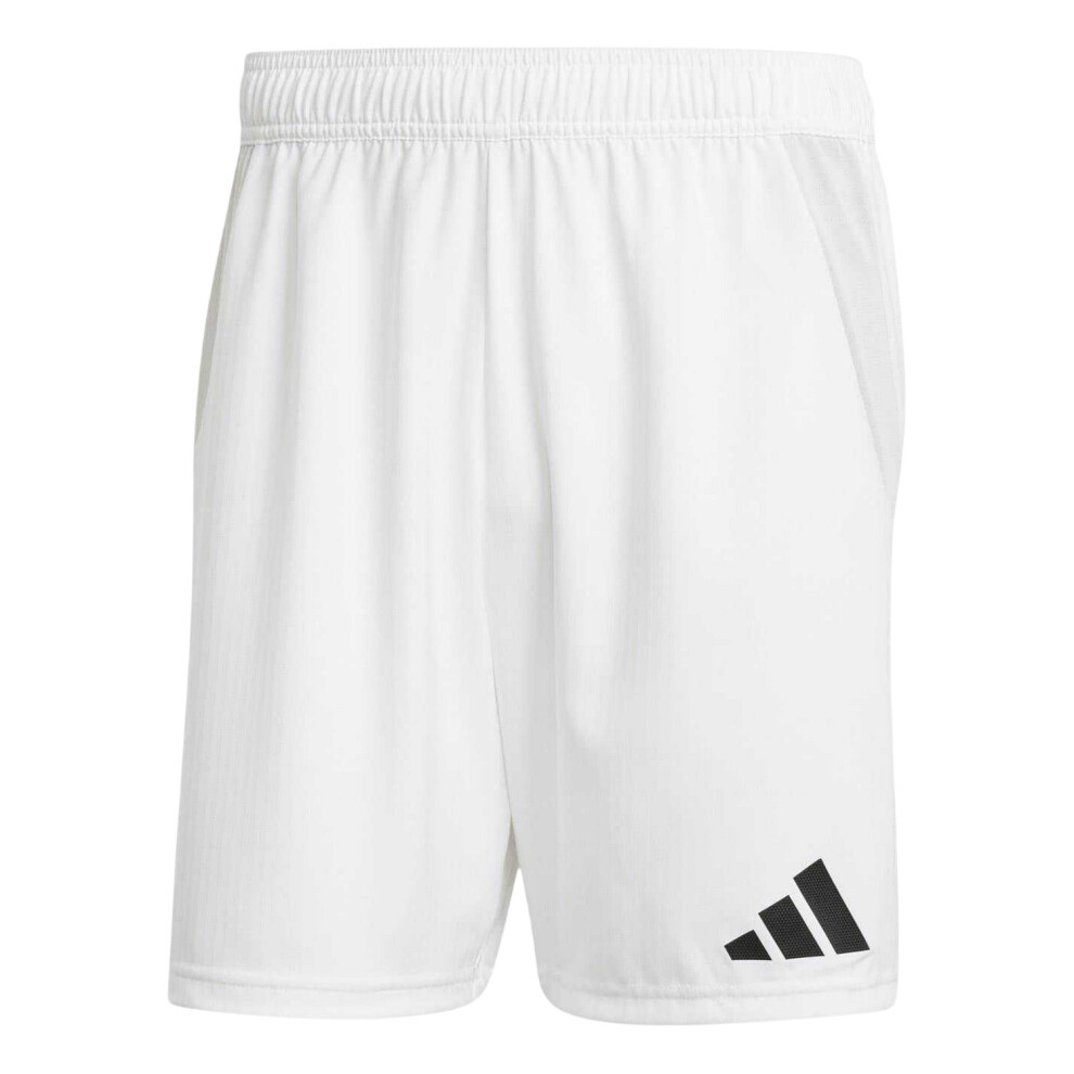 Adidas (S, ) Mens Tiro 24 Football Shorts White