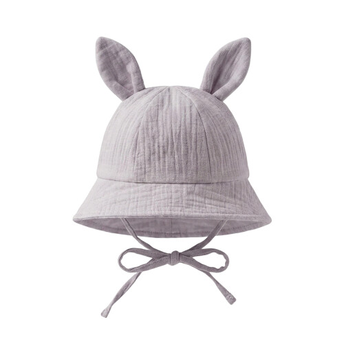 Soft And Warm Rabbit Ears Cap Delicate Rabbit Ears-Taropurple