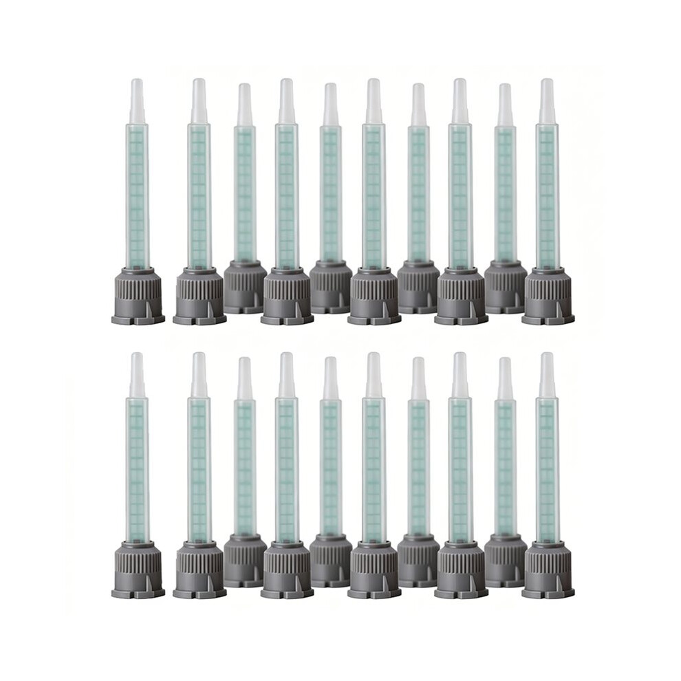 20 Epoxy Mixing Nozzle Adhesive Mixer Nozzles For 1:1 Dual Cartridge For Resin Glue Adhesive Cartridges & Caulking Gu N 4712109638478
