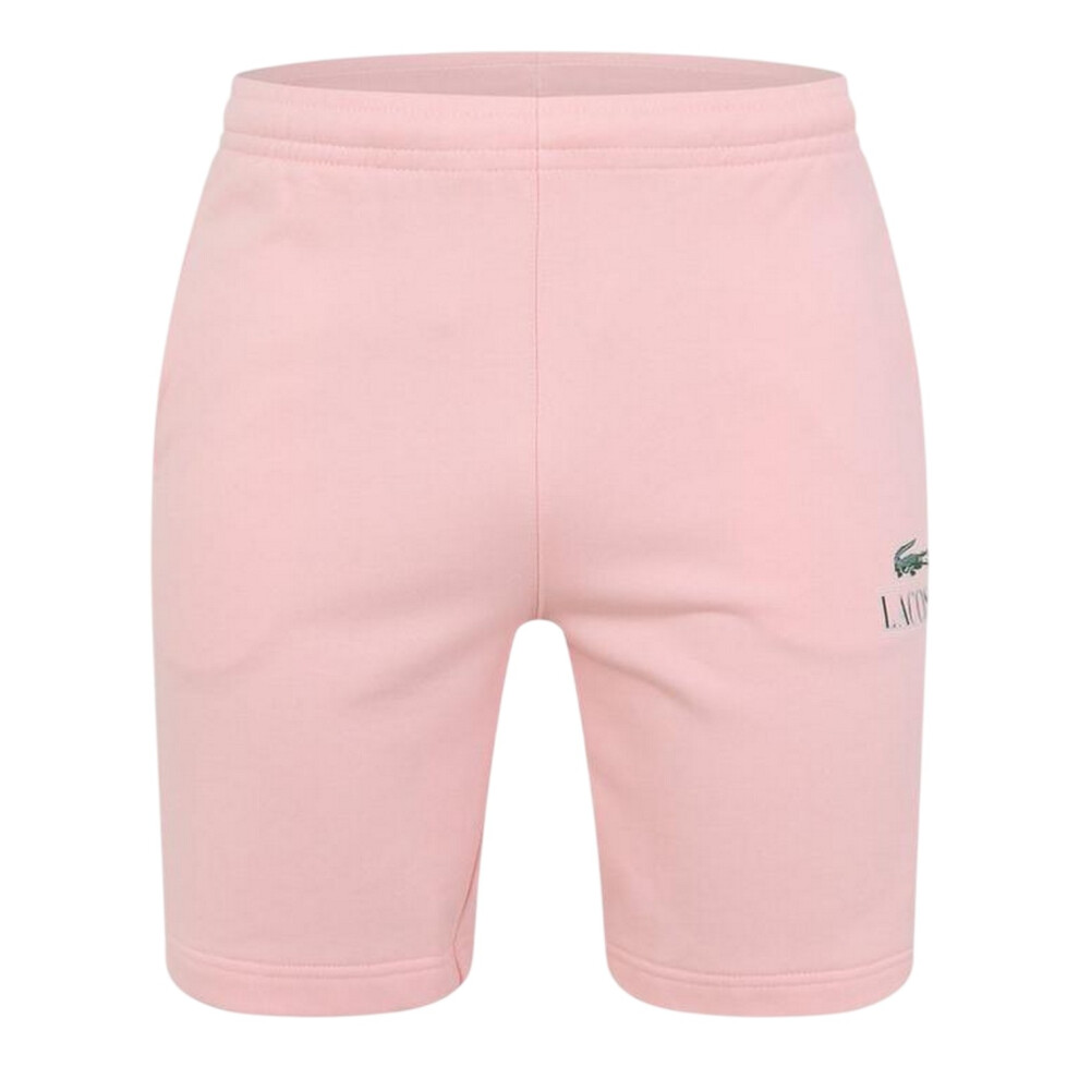 Lacoste Womens/Ladies Cotton Blend Sweat Shorts Pink