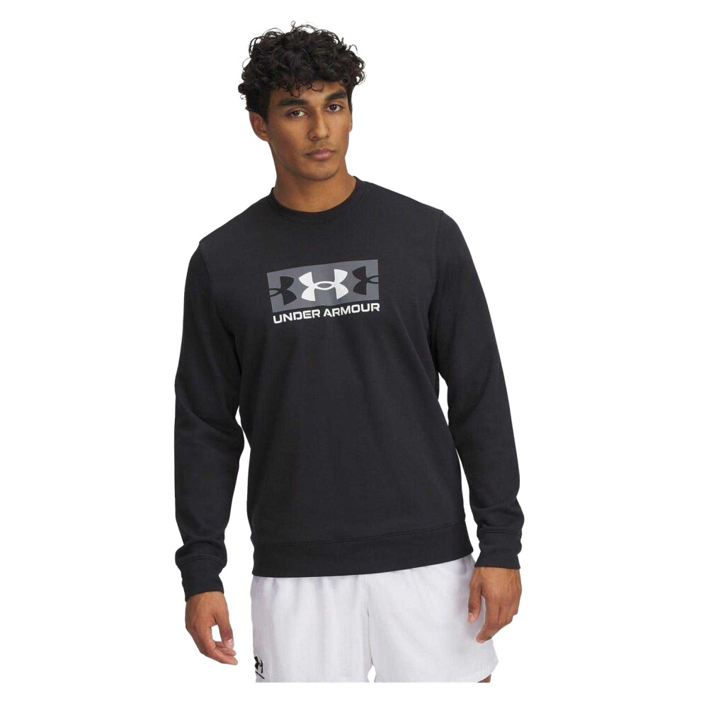 Under Armour (S, Black) Mens Rival Fleece Sweatshirt