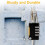 2PCS 4 Digit Number Combination Pad Lock Padlock Outdoor Waterproof Lock Suitcase Luggage Security Coded Lock 5
