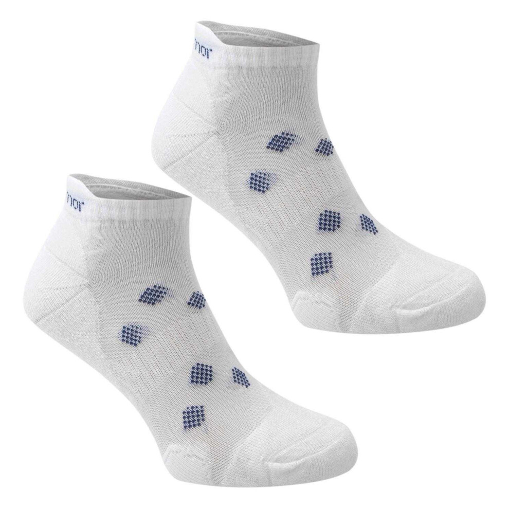 Karrimor (4 Uk-8 Uk, White) Womens/Ladies Cushioned Ankle Socks (Pack Of 2)