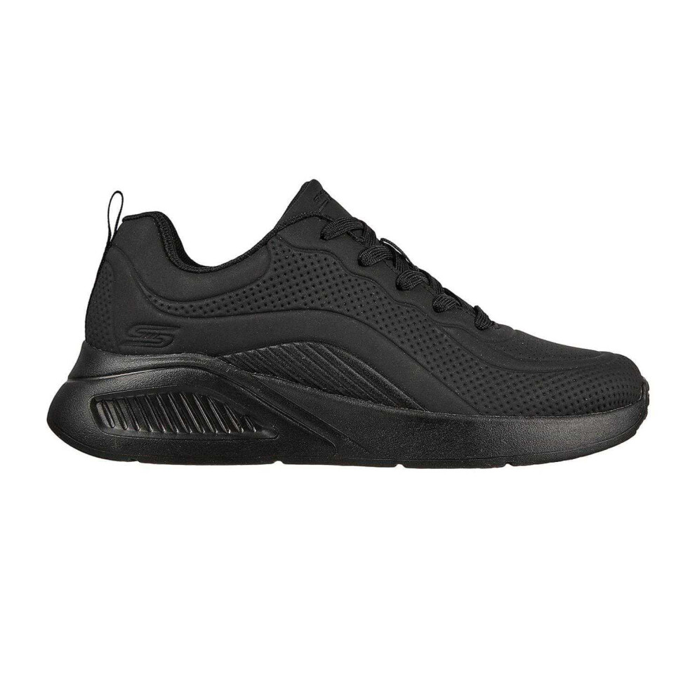 Skechers (4 Uk, ) Womens/Ladies Bob Buno Logo Trainers Black