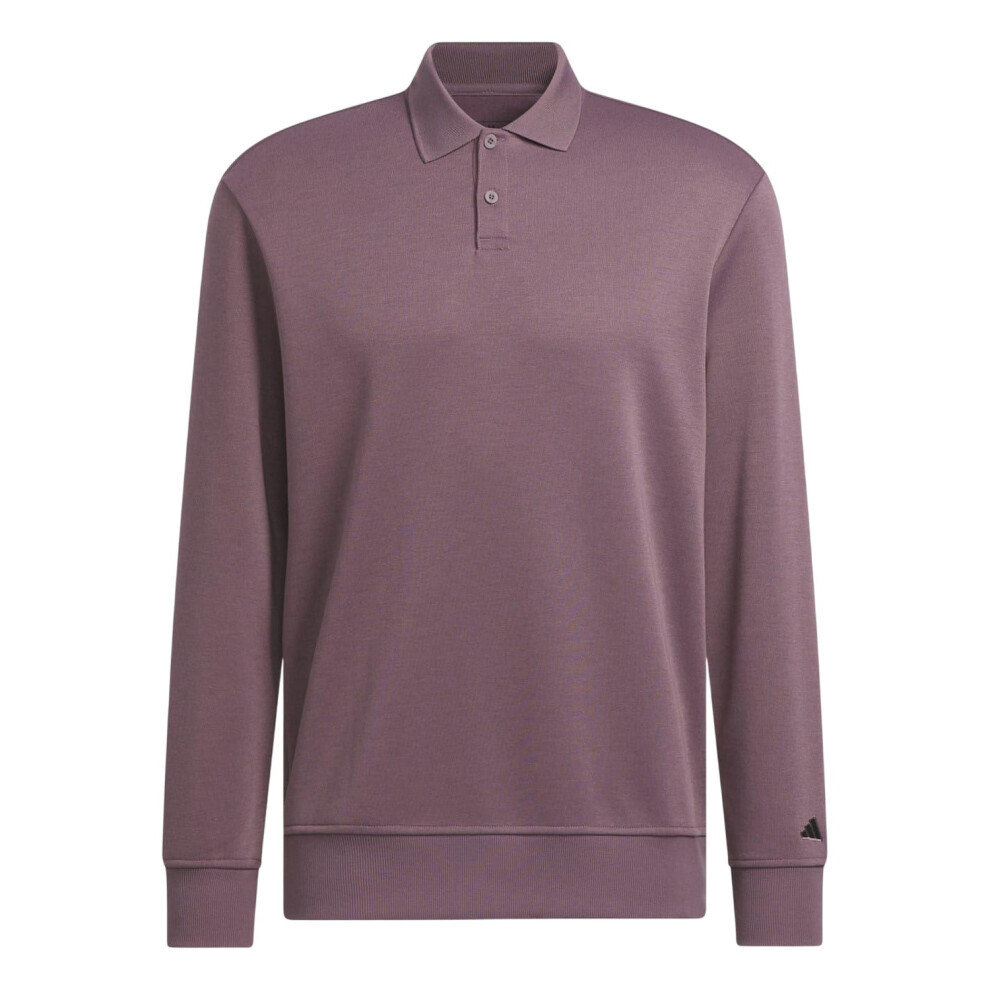 Adidas Mens Go-To Long-Sleeved Polo Shirt Multicoloured