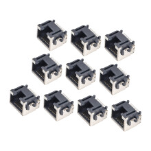 Prise RJ45 à profil bas, 10 pièces, prises Ethernet RJ45, métal