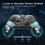 X15 Wireless Gamepad, PC Controller for PC Windows, Android/IOS Phone, , RGB Light, Hall Joystick Gamepad 7