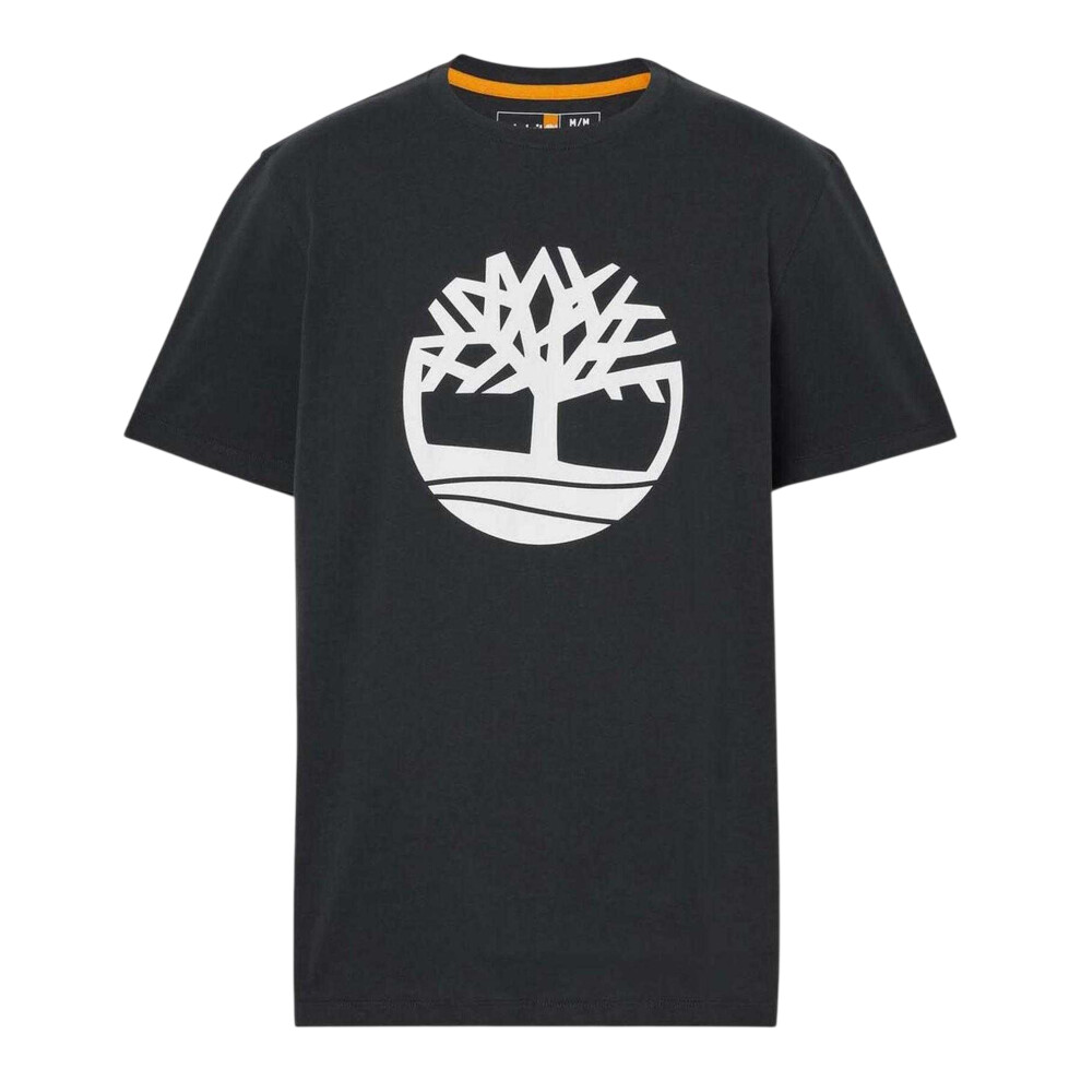 Timberland (S, ) Mens Northwood Tree Logo Regular T-Shirt Black