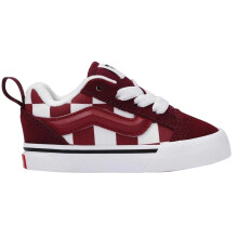 (7 UK Child, Burgundy) Vans Toddler Checkerboard Trainers