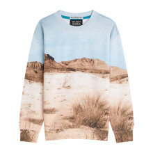 (10 Years, Multicoloured) Scotch Childrens/Kids Desert Crew Neck Relaxed Fit Sweatshirt