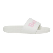 (4 UK, White) Bench Womens/Ladies Calypso Slides
