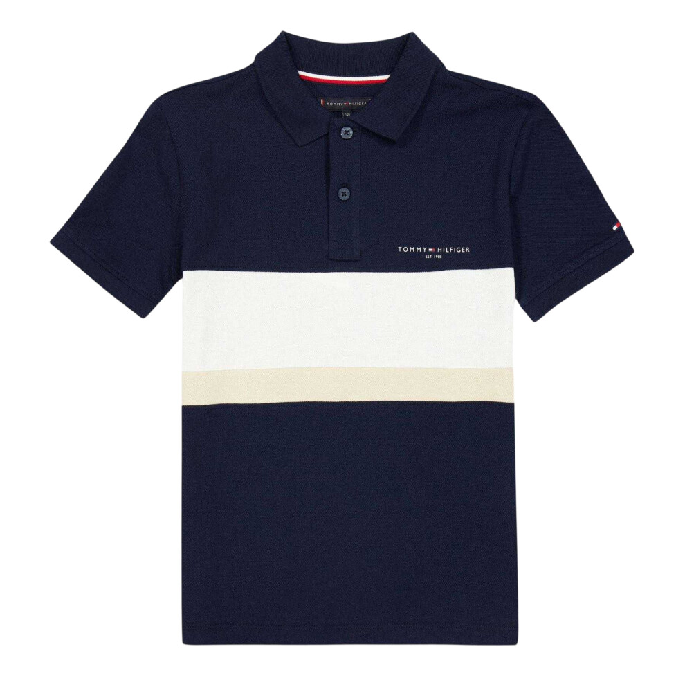Tommy Hilfiger Childrens/Kids Block Stripe Polo Shirt Multicoloured
