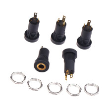 Prises vidéo stéréo 3.5Mm, 5 pièces, pour amplificateur de-1