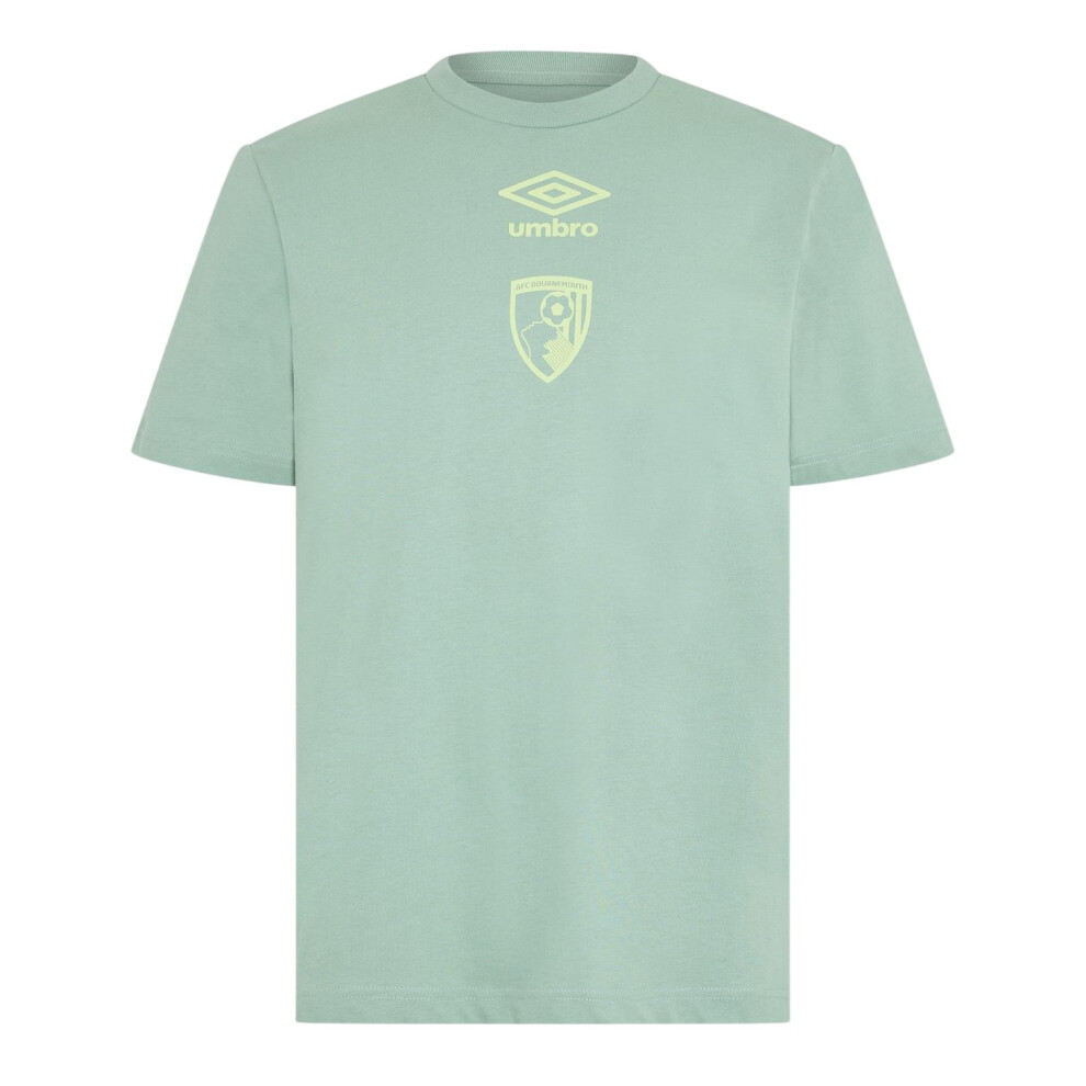 Umbro (M, Bay) Mens Afc Bournemouth T-Shirt Green