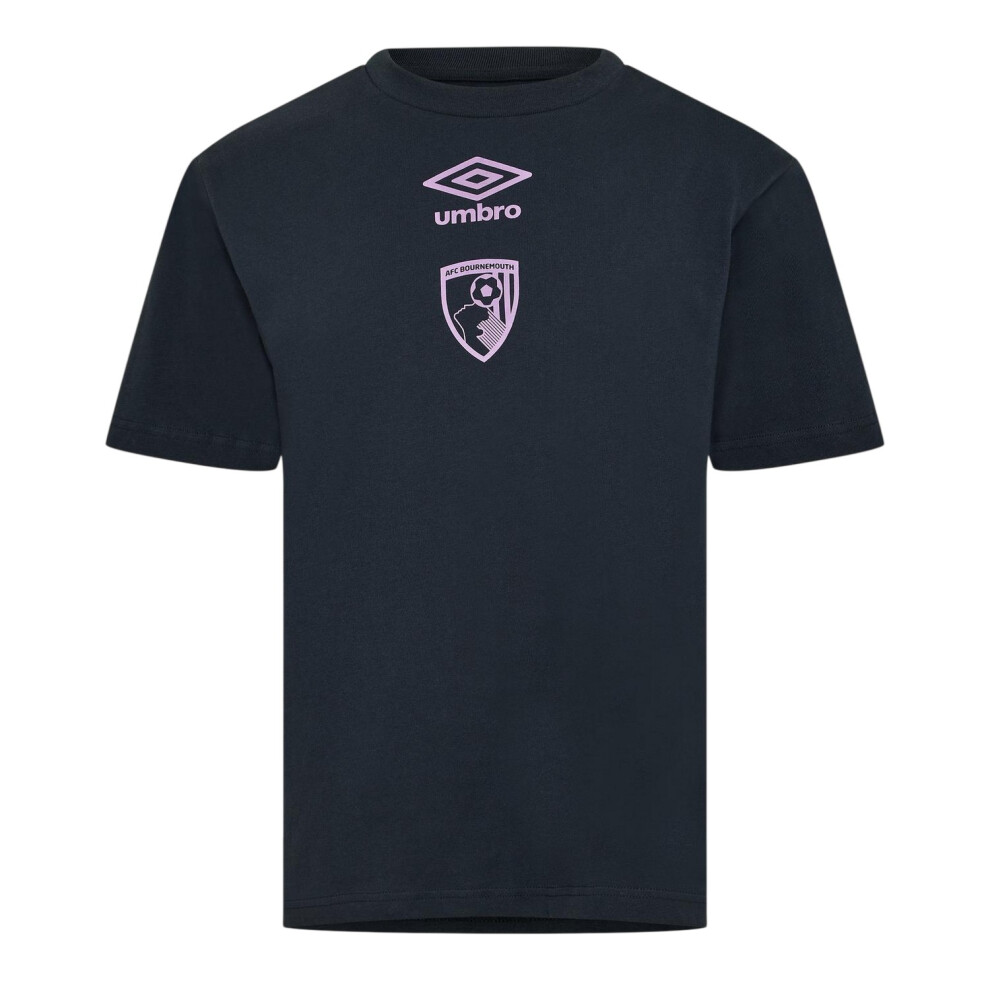 Umbro (S, /Mallard ) Mens Afc Bournemouth T-Shirt Blue