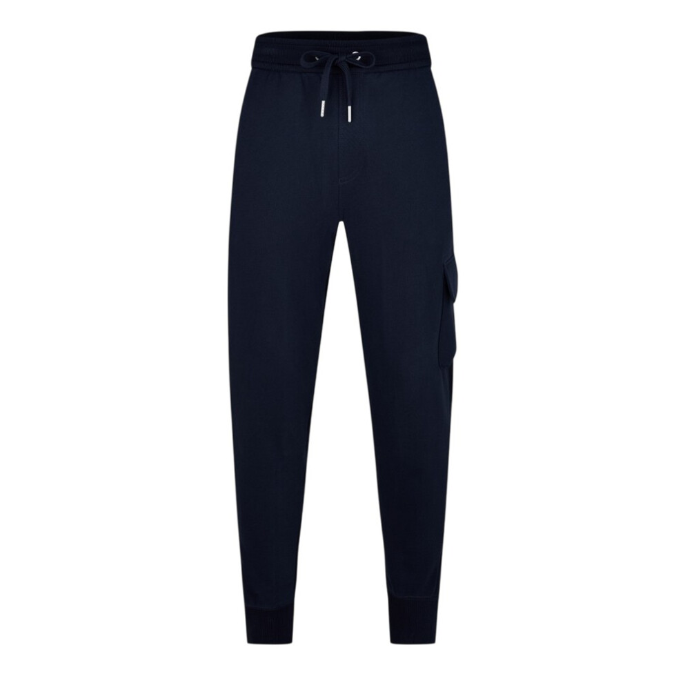 Calvin Klein (Xxl, Navy) Mens Patch Tracksuit Bottoms Blue,Multicoloured