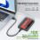 Gabinete SSD, Gabinete de Disco Rígido de 2,5 Polegadas Adaptador  para USB3.0 Conversor Externo Estojo SSD para Laptop   PC 2