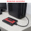 Gabinete SSD, Gabinete de Disco Rígido de 2,5 Polegadas Adaptador  para USB3.0 Conversor Externo Estojo SSD para Laptop   PC 10