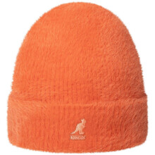(One Size, Coral) Kangol Unisex Adult Embroidered Logo Faux Fur Winter Beanie