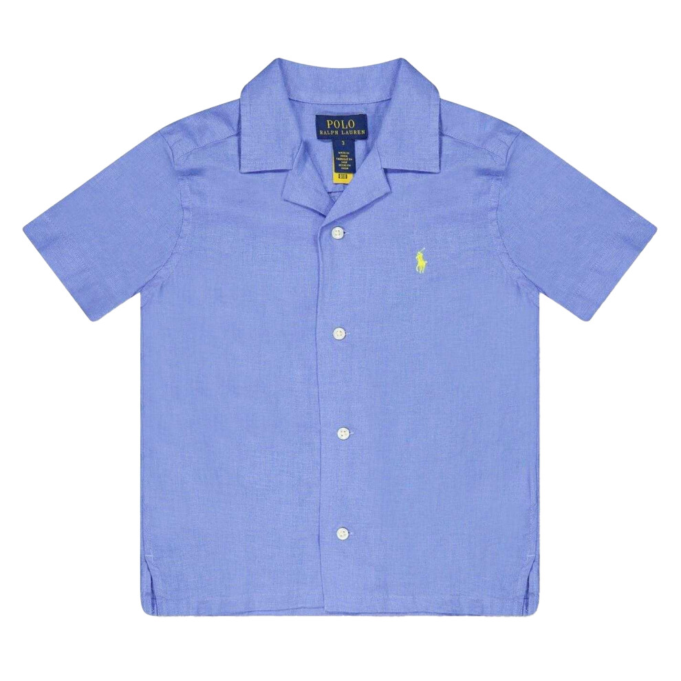 Ralph Lauren (8 Years, Harbor Mist/Island Paradise) Boys Regular Short-Sleeved Polo Shirt Multicoloured