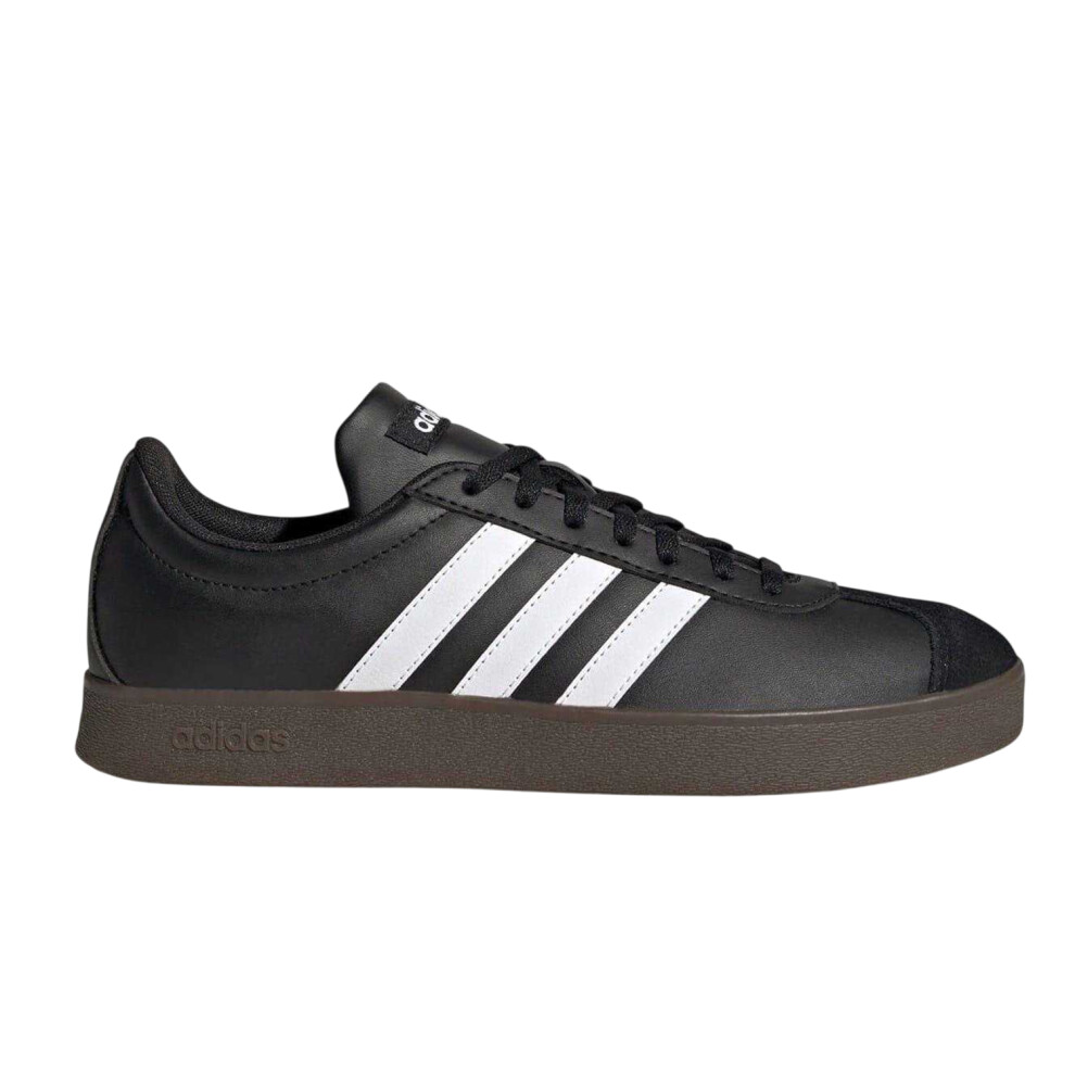 Adidas (4 Uk, /White/Gum) Womens/Ladies 3 Stripes Synthetic Trainers Black