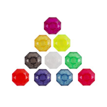 Capuchon de pédale à-Pack de 10 diamants neutres et colorés