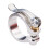 Safe Locking Bicycles Seatpost Clamps Strong Aluminum-Silver 1