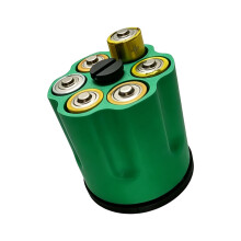 Le boîtier de batterie rotatif innovant combine un support-Vert