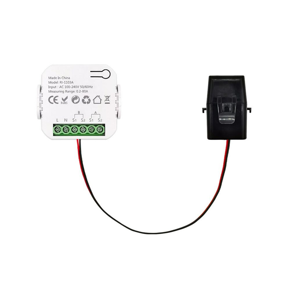 Tuya Wifi Meter 0.2-80A Power Production Consumption Bidirectional Power Monitor Support App Control 6033652690040