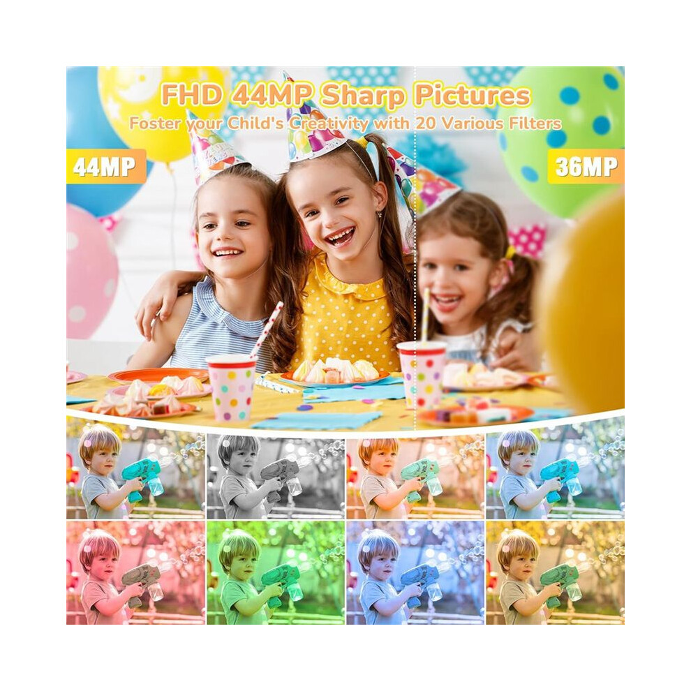 1080P Hd Digital Camera 44Mp Point & Shoot Camera Compact Small Selfie Camera For Girls, Boys, Teens, Students, 6034266102196