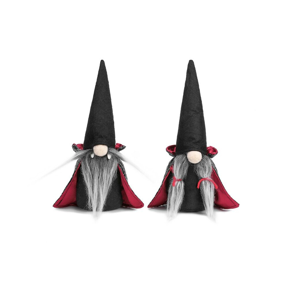 2Pcs Halloween Gnome Plush Faceless Doll Handmade Swedish Gnome Decoration Tomte Doll Halloween Decorations 4713921959659