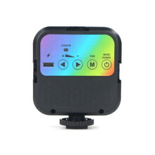 RGB Full Color Fill Light LED Luce Video Portatile per Atmosfera per Fotocamere Reflex e Videocamere