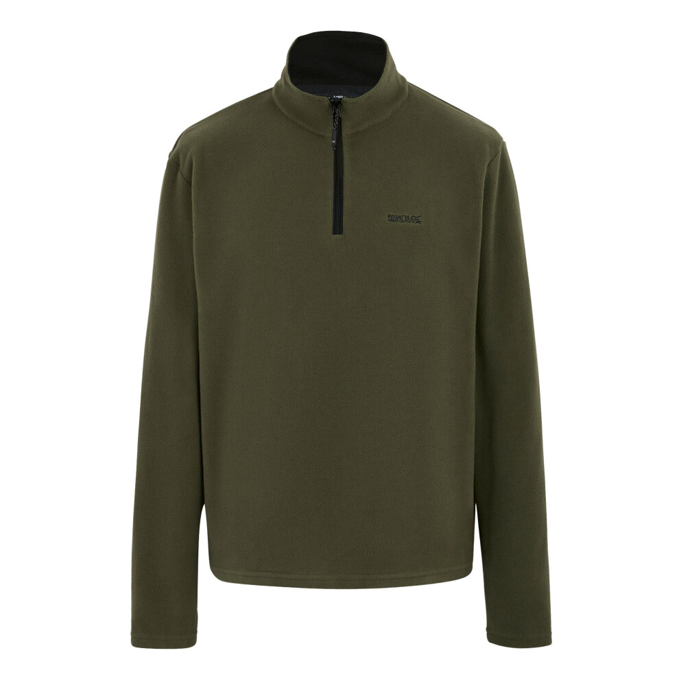 Regatta (Xl, Olive Night) Great Outdoors Mens Thompson Half Zip Fleece Top Green,Multicoloured