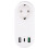 Socket WiFi Plug 16A 2-Hole USB+Type-C Outlets 65W Remote Control Compatible Alexa EU Plug 1