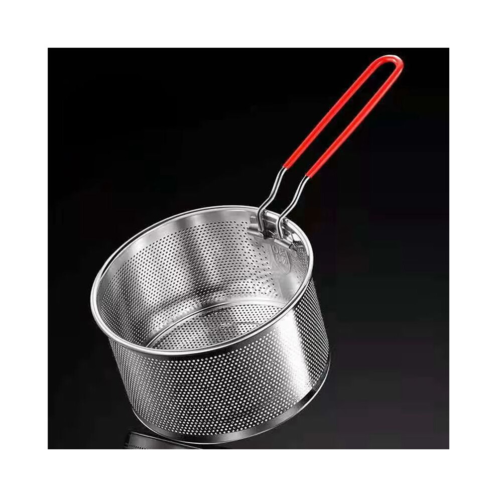 Frying Basket, Deep Frying Mesh Basket, Noodle Cooking Colander, Frying Basket, Frying Pan, Oil Pan, Spicy Hot Potfilter Light 6033243834808