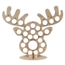 Wooden Christmas Countdown Calendar Christmas Tree Countdown Calendar Chocolate Stand B