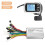 Electric Bike Controller Electric Scooter Controller 124DX 24V/36V/48V 250W Brushless Controller with LCD Display Panel 2