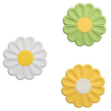 Flower Coasters Beverage Coasters Non-Slip Insulation Pads Table Mats Kitchen Accessories Coasters