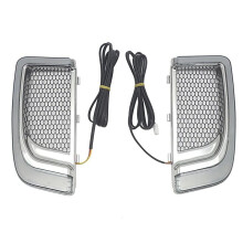 Carenagem de LED para Motocicleta, Grade, Luzes de Seta para  Touring Street, Electra Glide, Tri Glide FLHTK, FLHTCU FLHTKSE