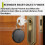3 Pack GPS Tracker for Vehicles Key Finder GPS Tracker  GPS Tracker Pet GPS Tracker Black 8